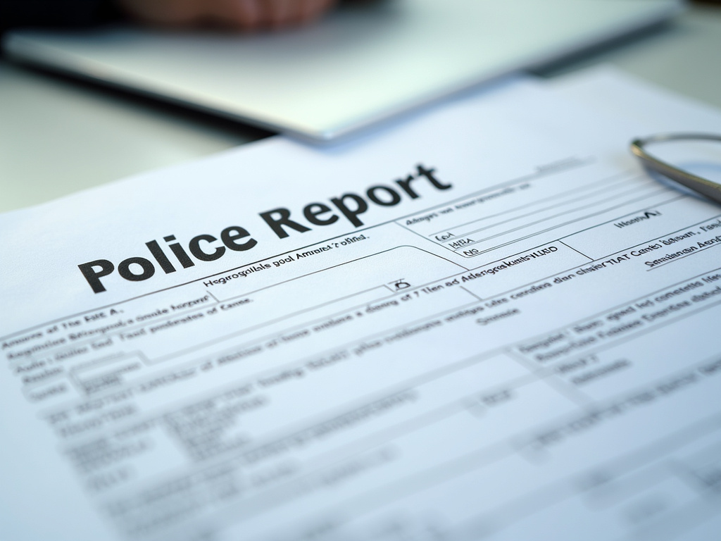 Police report form — los angeles hit and run accident lawyer
