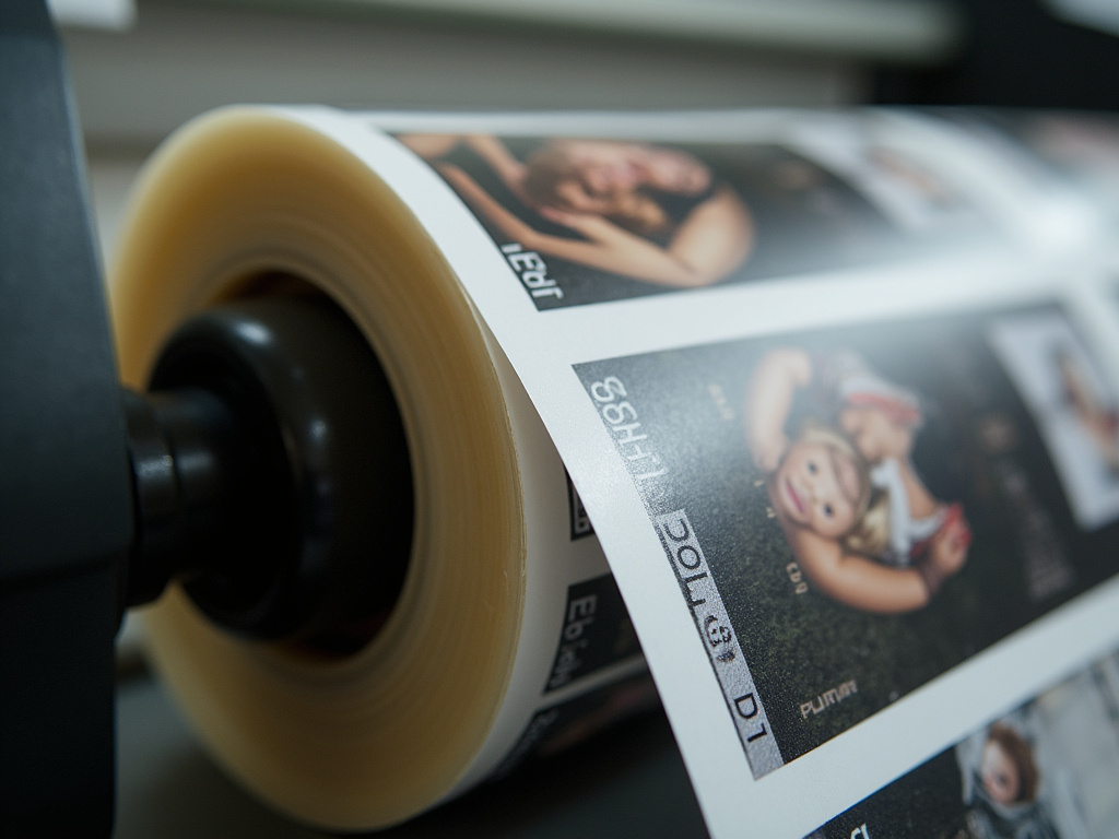 Printed film roll — custom dtf transfers