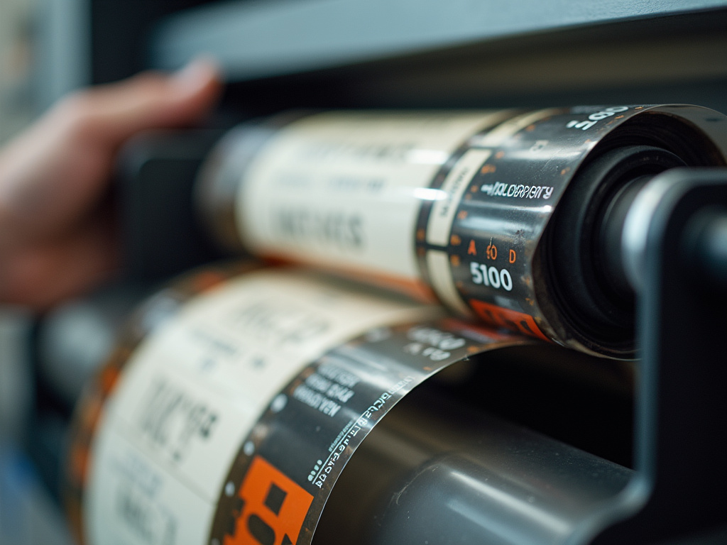 Printed film roll — custom dtf transfers