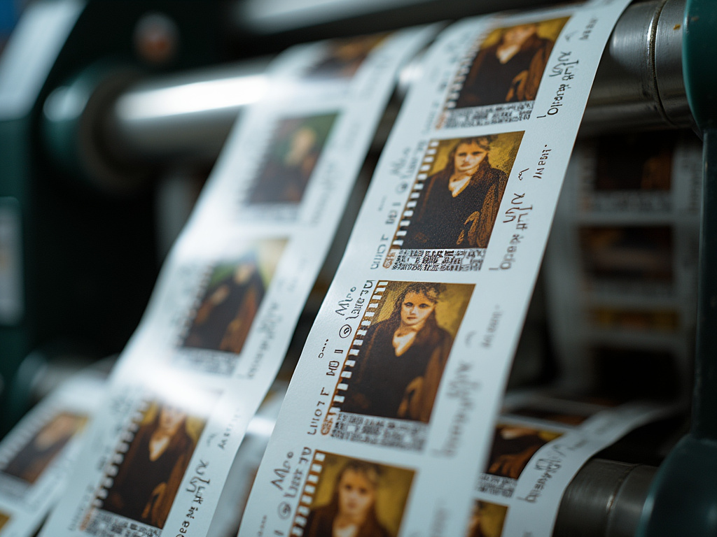 Printed film roll — custom dtf transfers