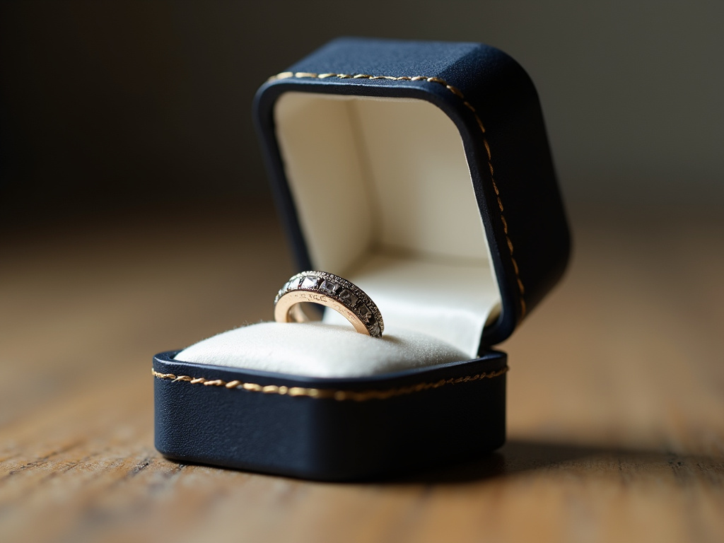 Ring box — emerald cut engagement rings