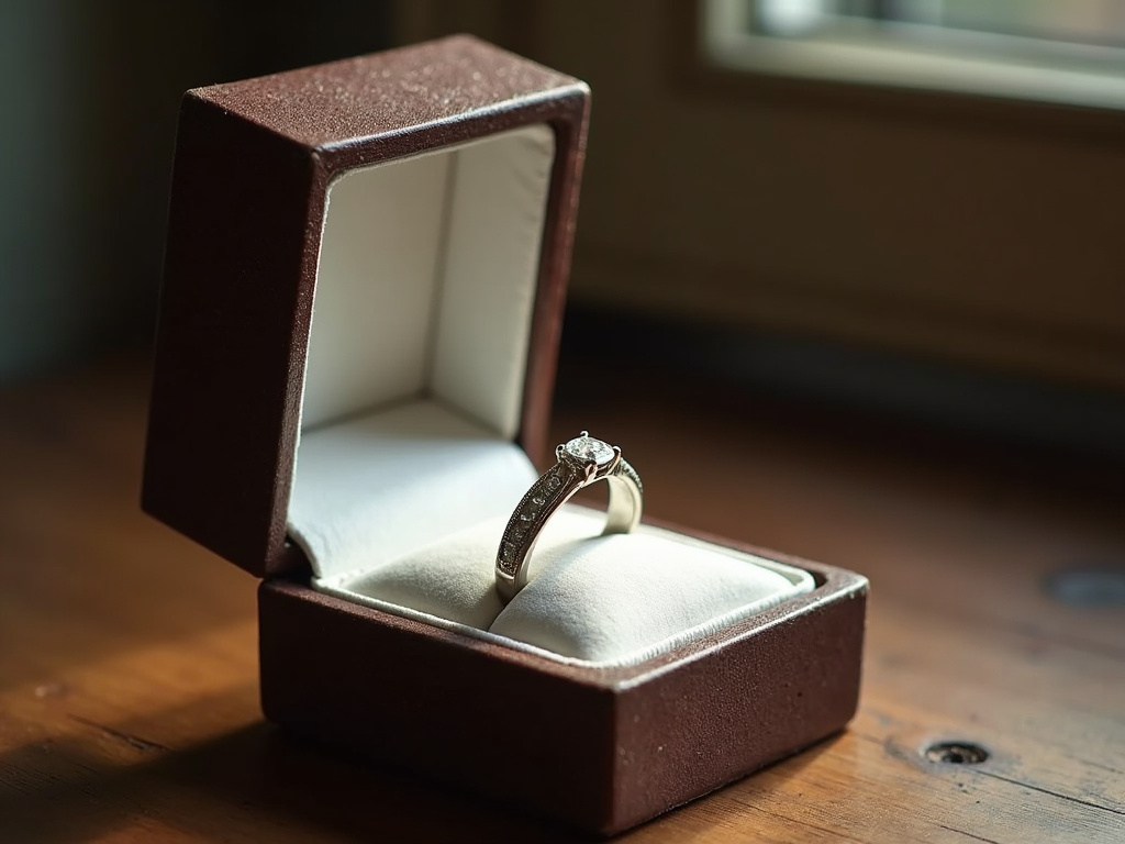 Ring box — emerald cut engagement rings