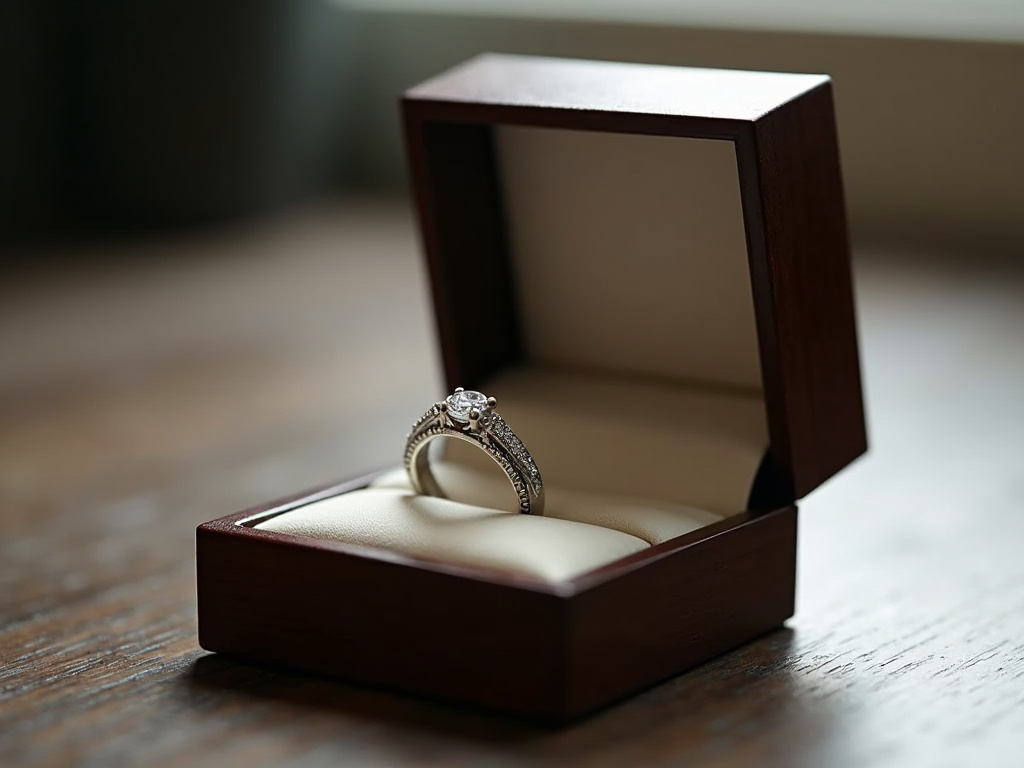 Ring box — women's wedding bands