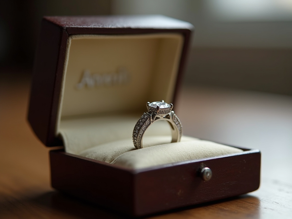 Ring box — women's wedding bands