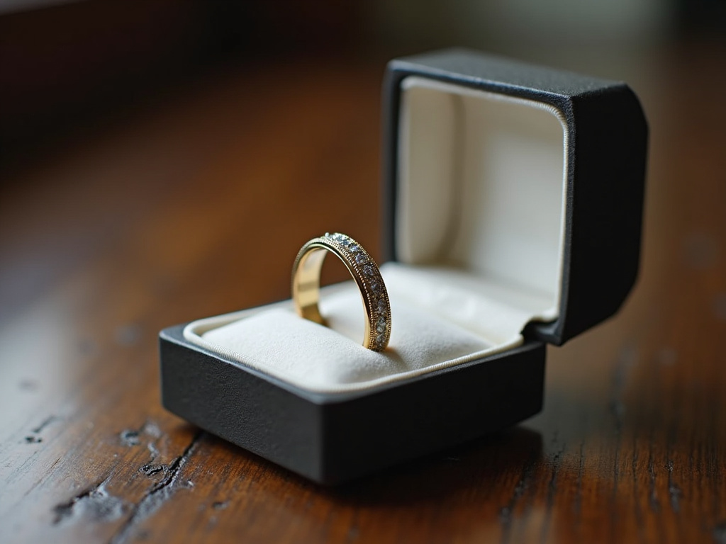Ring box — women's wedding bands