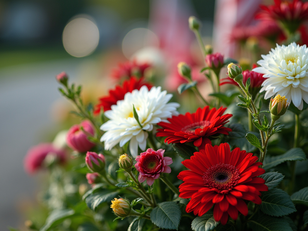 Roadside memorial flowers — los angeles fatal car accident lawyer