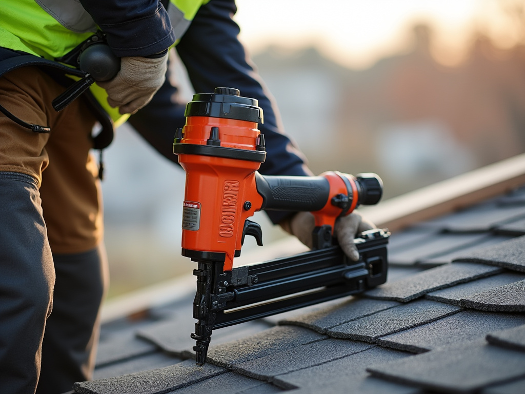 Roof nail gun — roofing dacula ga