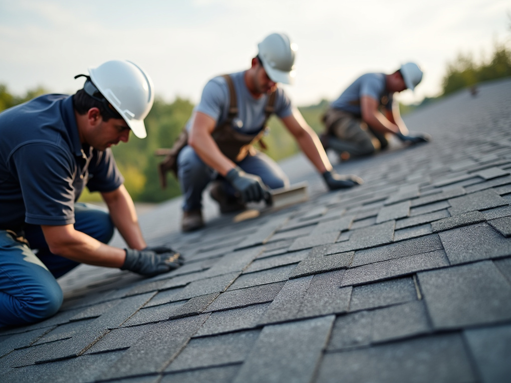 Roofing crew — commercial roofing dacula ga