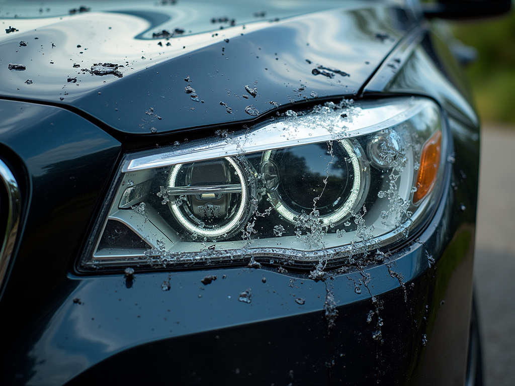 Shattered headlight — pedestrian accident lawyer phoenix