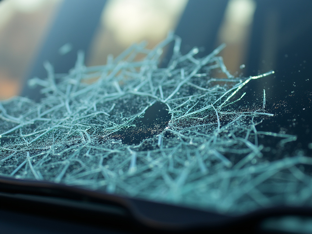 Shattered windshield — pedestrian accident lawyer phoenix