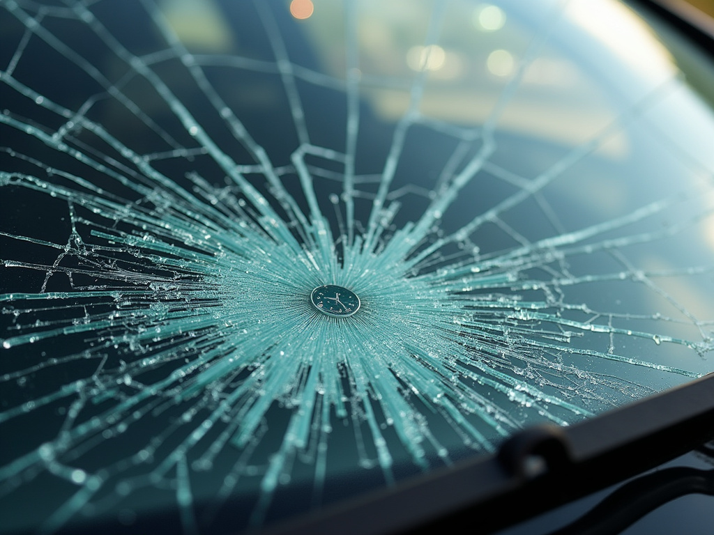 Shattered windshield — pedestrian accident lawyer phoenix