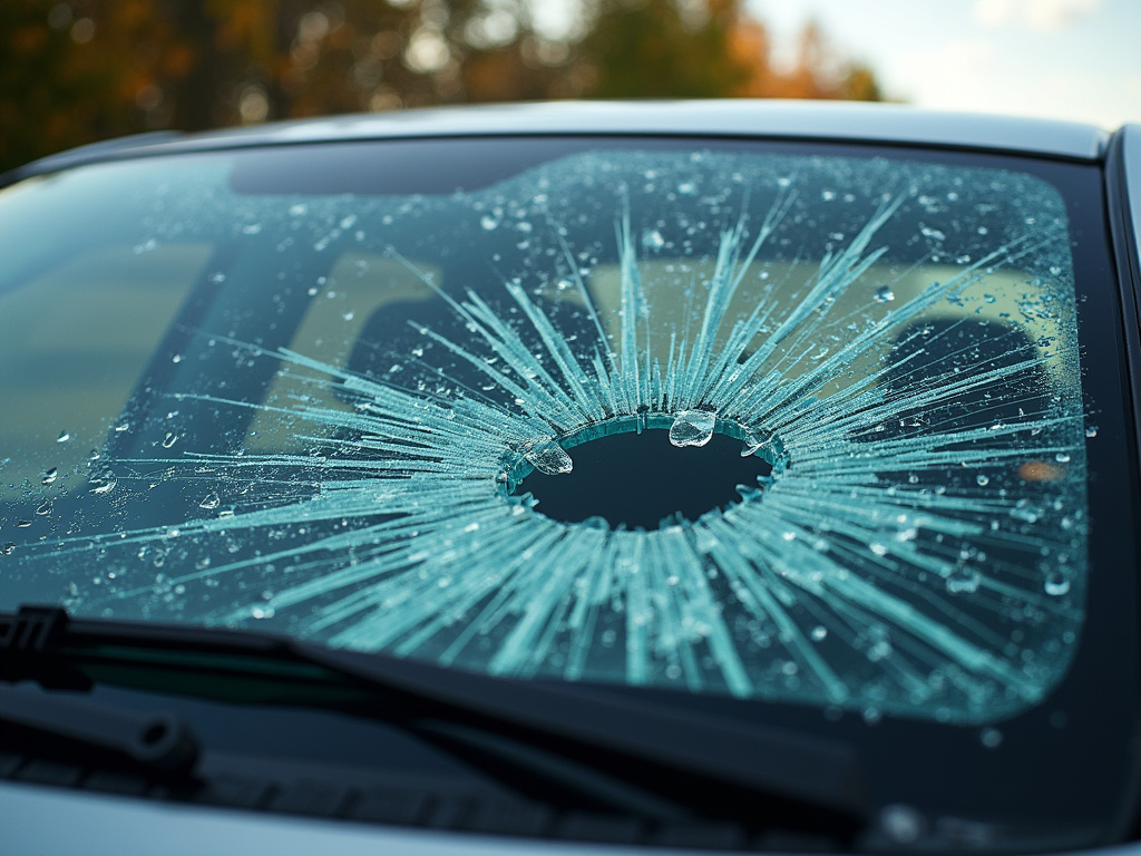 Shattered windshield — pedestrian accident lawyer phoenix