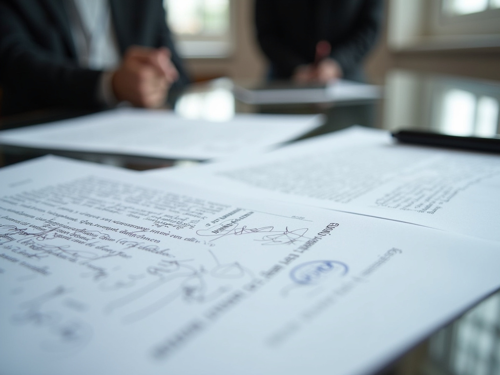 Signed legal documents — accident lawyer phoenix