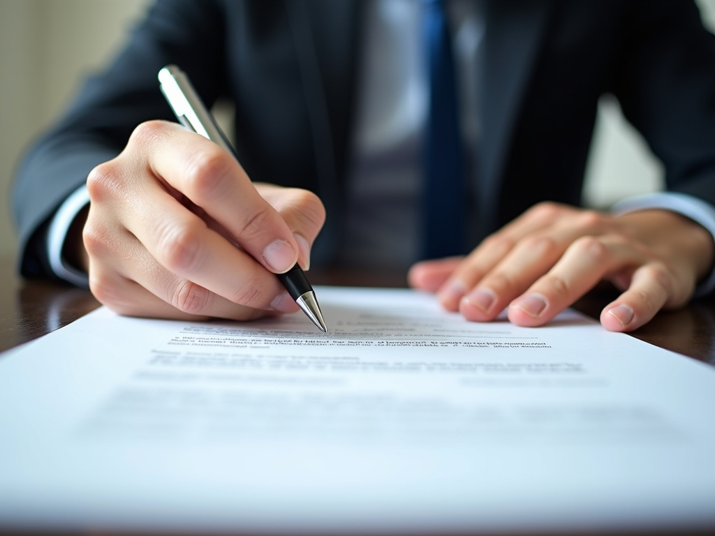 Signing loan contract — title loans alabama