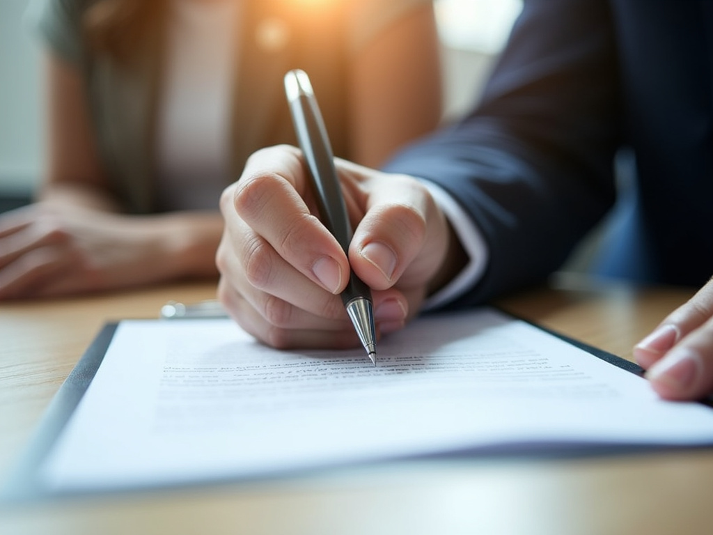 Signing paperwork — title loans illinois