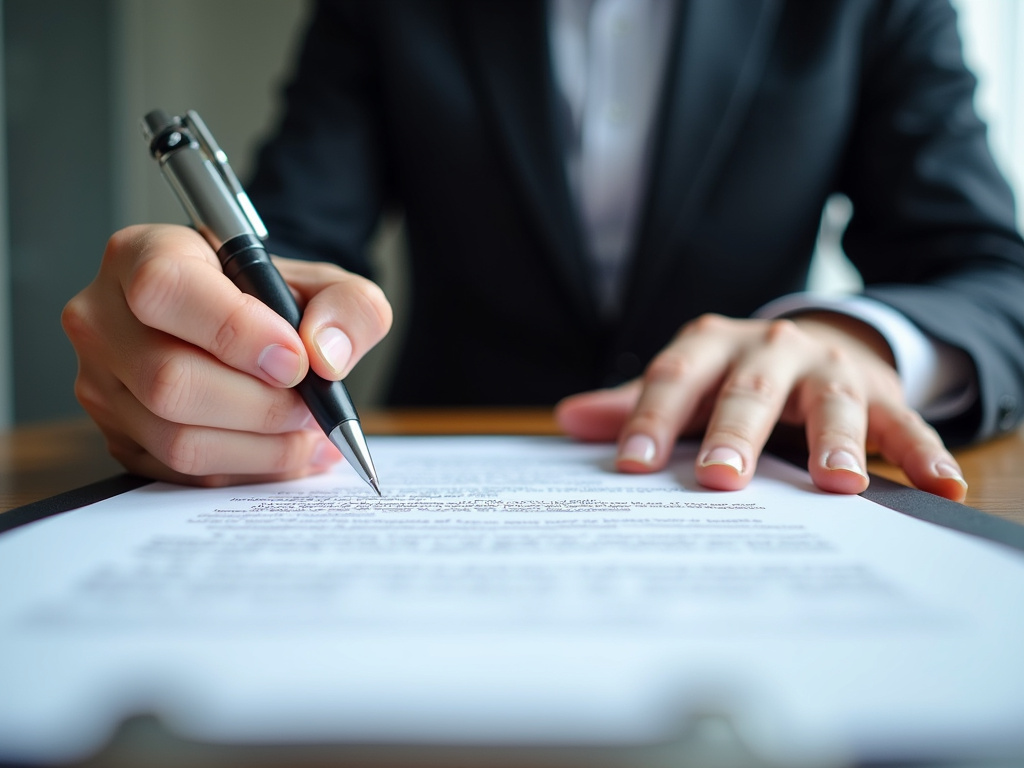 Signing paperwork — title loans montana