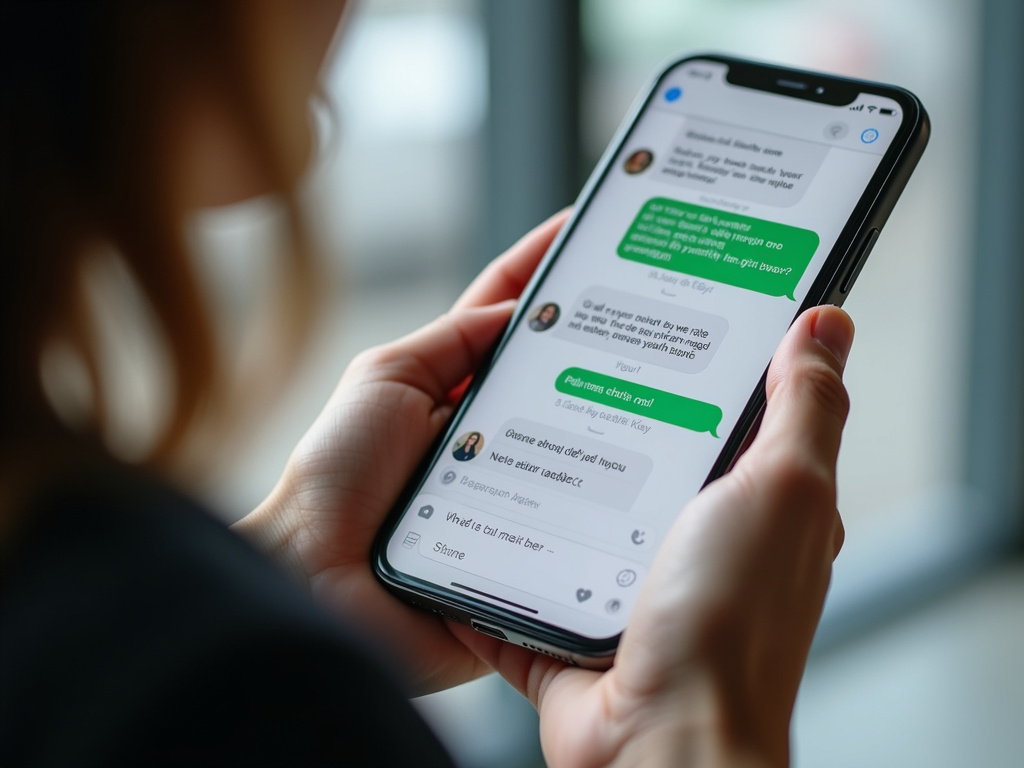 Smartphone chat interface — ChatGPT SEO