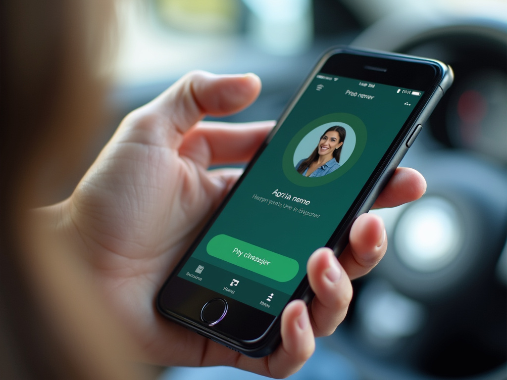 Smartphone rideshare app — los angeles rideshare accident lawyer