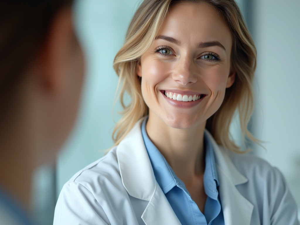 Smiling patient mirror — invisalign coral springs