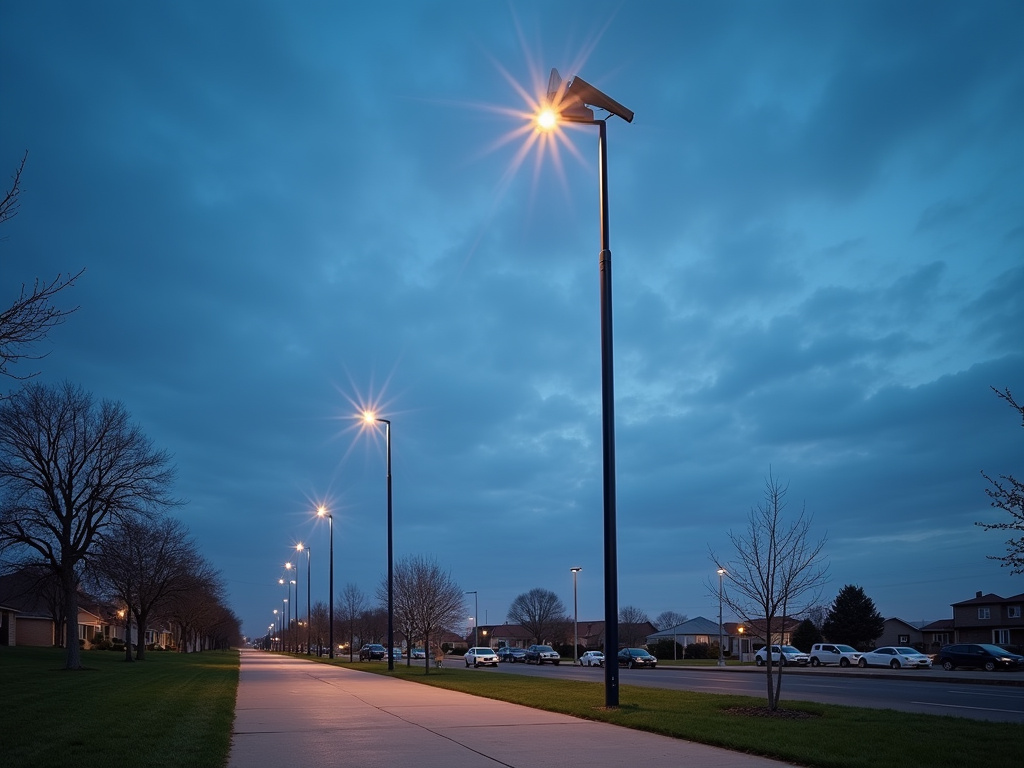 solar flag pole lighting
