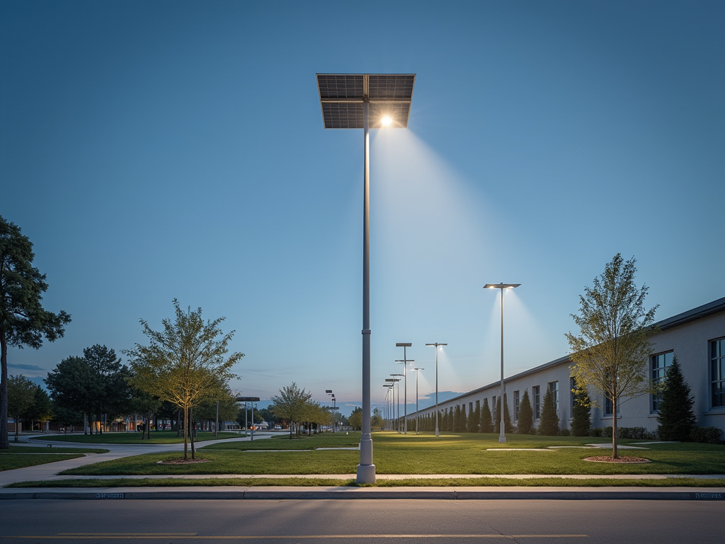 solar flag pole lighting