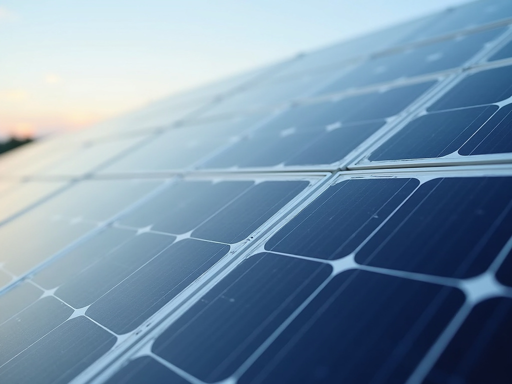 Solar panel array — bus station solar lighting