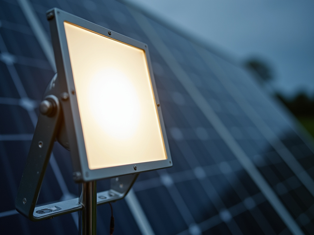 Solar panel floodlight — solar flood lights