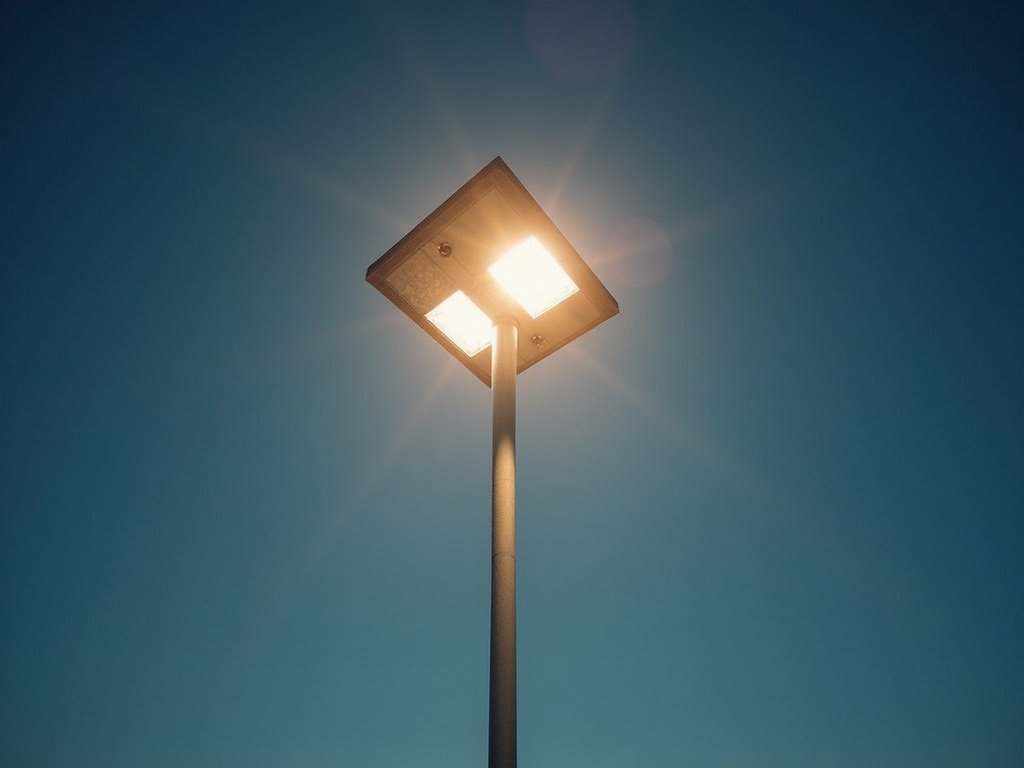 Solar streetlight — solar lighting for military bases