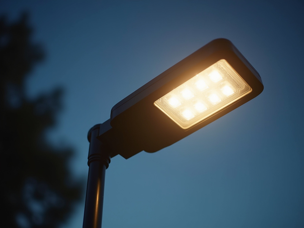 Solar streetlight — solar lighting for military bases