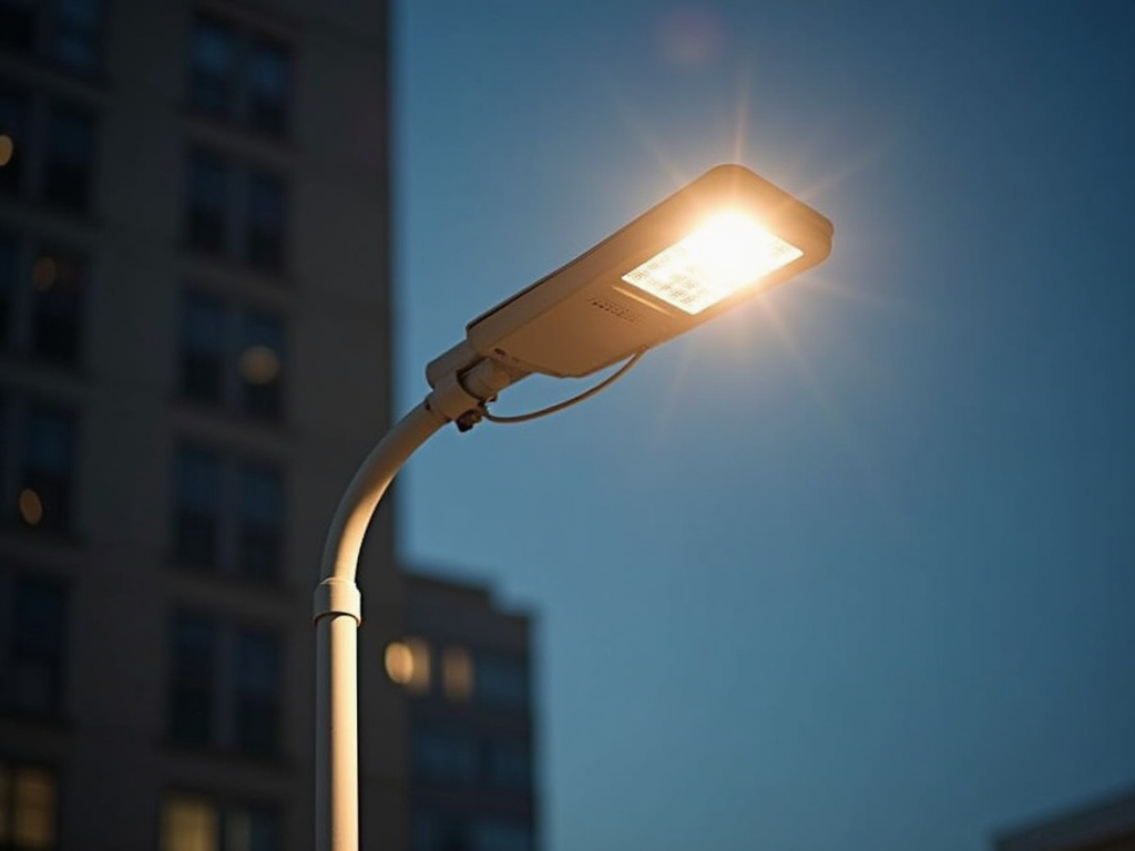 Solar streetlight — solar lighting for military bases