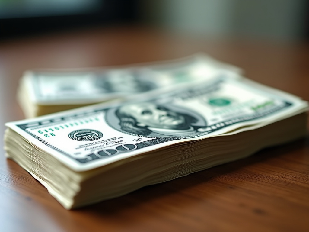 Stack of cash — title loans kentucky