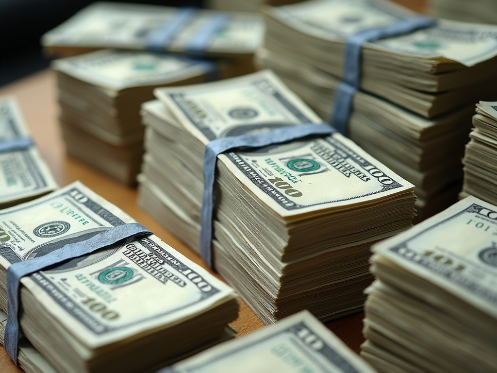 Stack of cash — title loans oklahoma