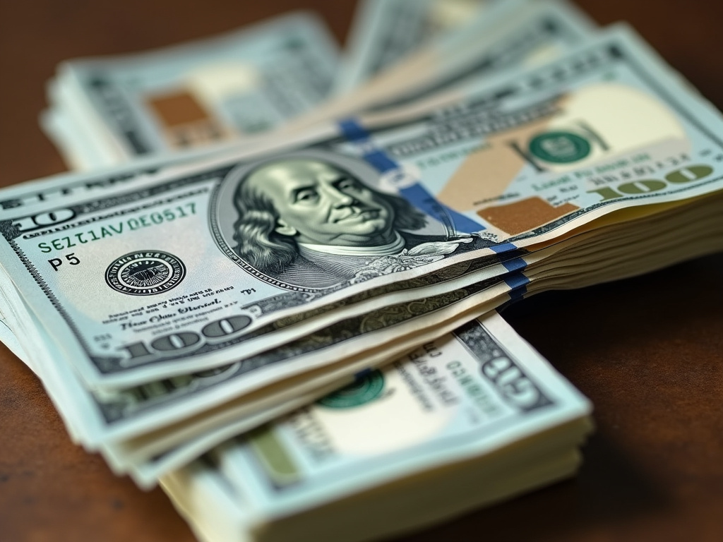 Stack of cash — title loans wisconsin