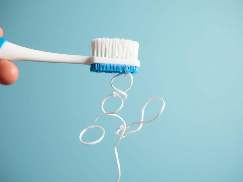 Toothbrush and floss — dentist coral springs