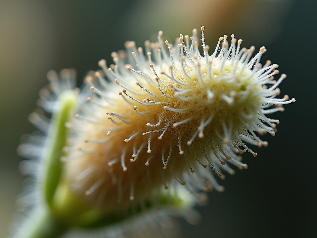 Trichome close up — cannabis flower