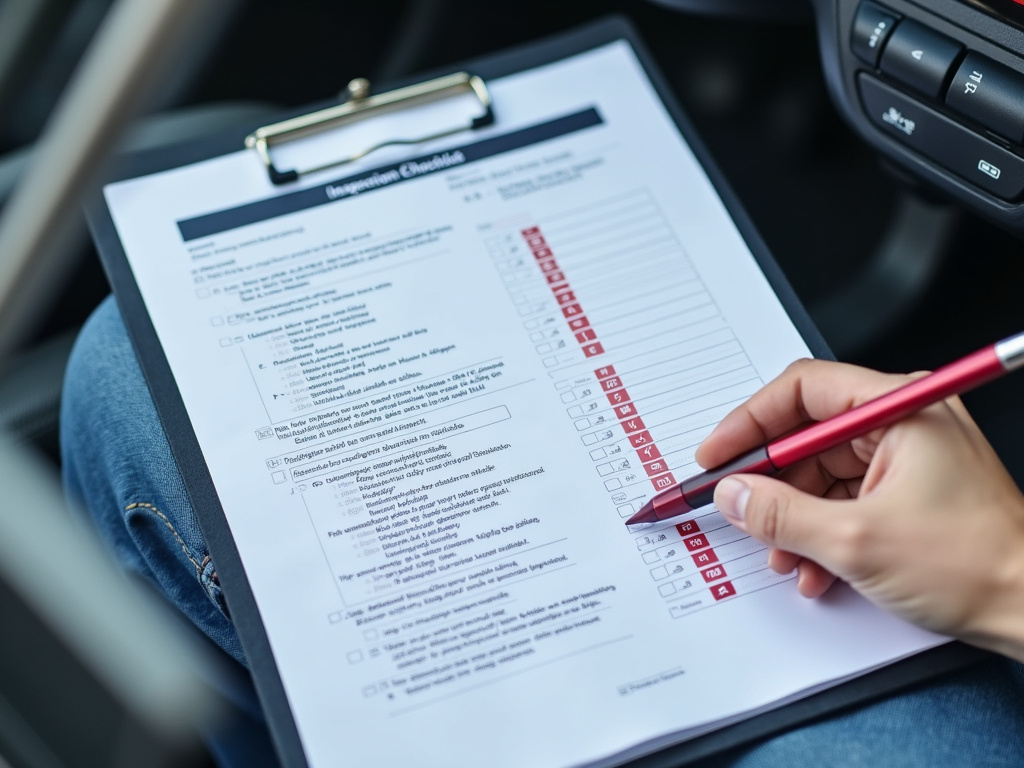 Vehicle inspection checklist — cross country car shipping