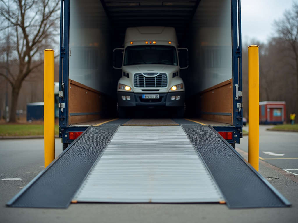 Vehicle loading ramp — car shipping Iowa