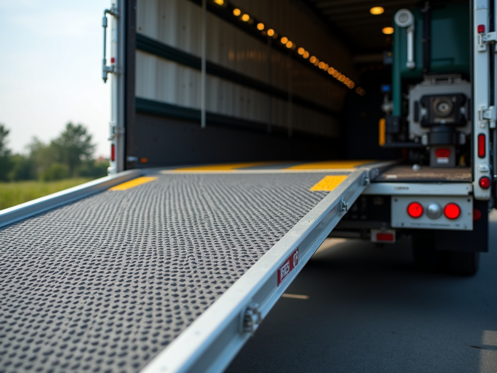 Vehicle loading ramp — car shipping Texas
