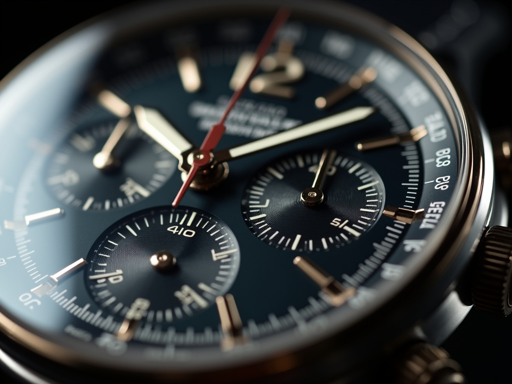 Watch chronograph face — breitling watches