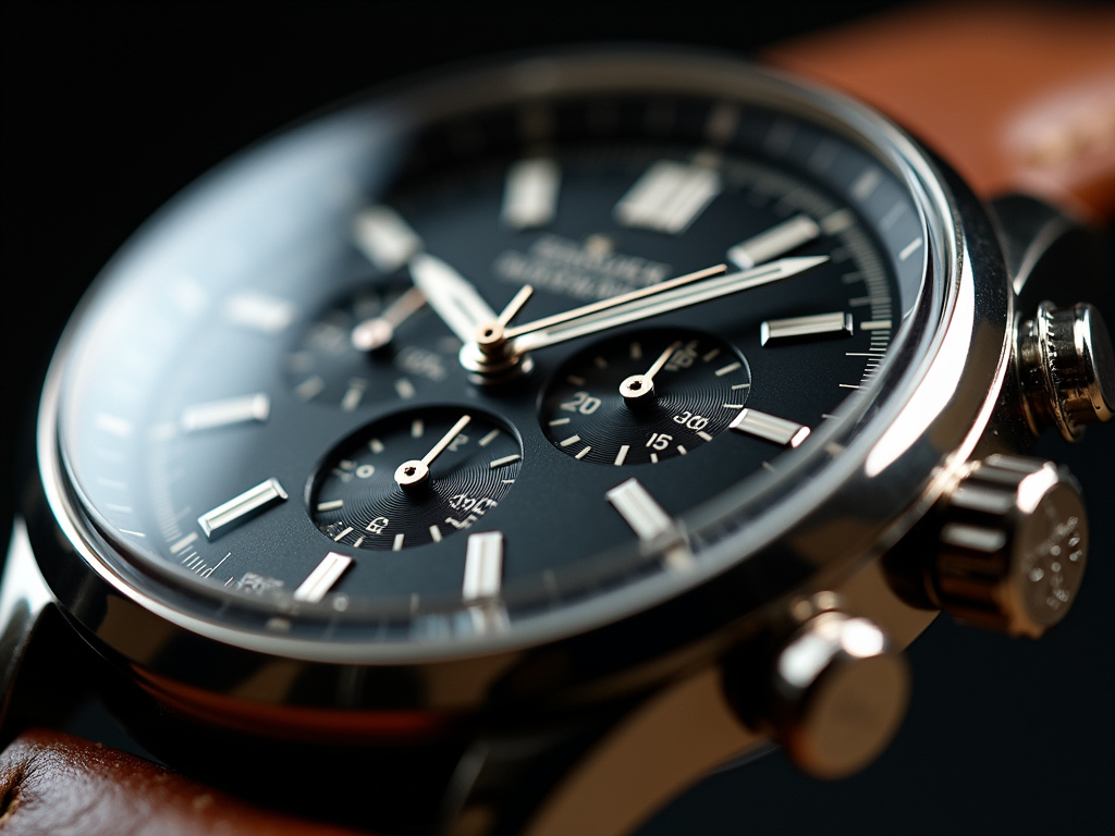 Watch chronograph face — breitling watches