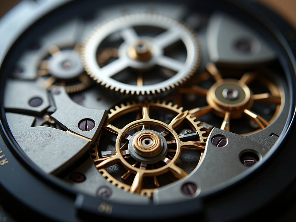 Watch gears closeup — breitling watches